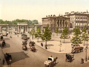 Hyde Park Corner, London, c.1890-1900 by Detroit Publishing Co.