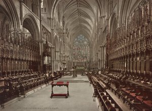 Lincoln Cathedral Choir by Detroit Publishing Co.
