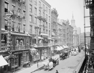 Mott Street, Chinatown, New York, c.1905 by Detroit Publishing Co.