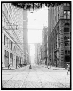 Wood Street, Pittsburgh, Pa. by Detroit Publishing Co.