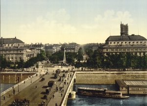 Place du Chatelet, Paris, c.1890-1900 by Detroit Publishing Co.