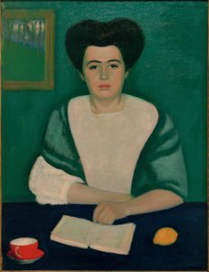 Portrait of Irén Jakab by Dezso Czigany