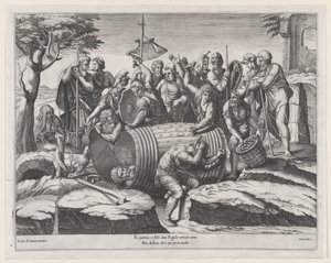 Speculum Romanae Magnificentiae: Marcus Atilius Regulus in a Barrel
