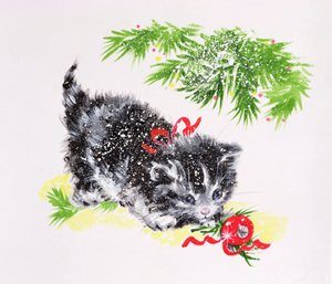 Christmas Kitten