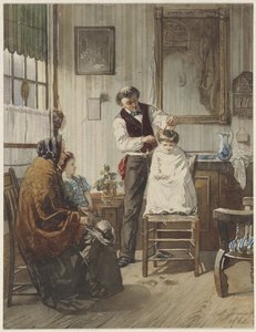 Child at the Barber