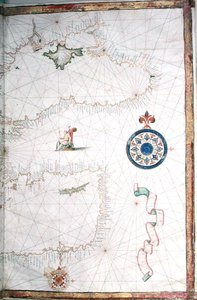 Turkey, the Caspian Sea and Cyprus (detail)