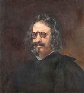 Francisco Gomez de Quevedo y Villegas by Diego Rodriguez de Silva (studio of) Velazquez