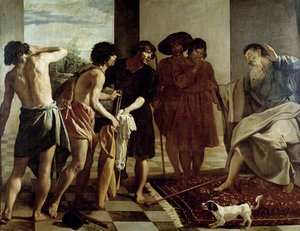 Jacob receives the tunic of Giuseppe by Diego Rodriguez de Silva y Velazquez