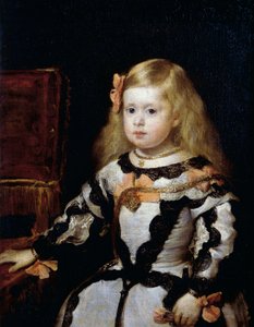 Portrait of the Infanta Margarita, daughter of King Philip IV of Spain and Mariana of Austria by Diego Velázquez
