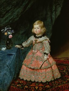 The Infanta Margarita Teresa of Spain in a Red Dress by Diego Velázquez