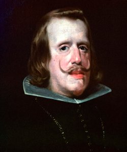 Painting of King Phillip IV of Spain, 16th century by Diego Velasquez