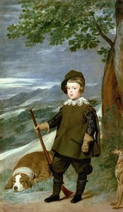 Prince Balthasar Carlos Dressed as a Hunter by Diego Velázquez