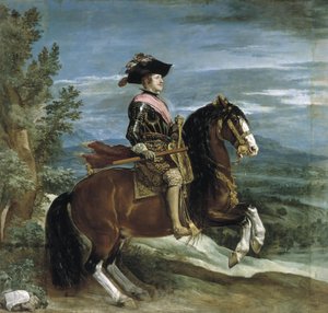 Equestrian Portrait of King Philip IV of Spain by Diego Velázquez