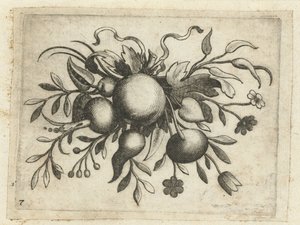 Festoon of Fruits by Dietrich Krüger (attributed to)