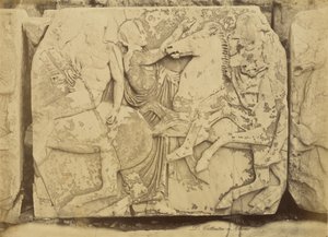 Athens - Sculptural Fragment, Parthenon Frieze by Dimitrios Constantin