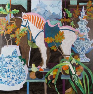 Horses in Early Autumn, 2016 by Dione Verulam