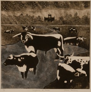 Longhorns at Home, 2017 by Dione Verulam