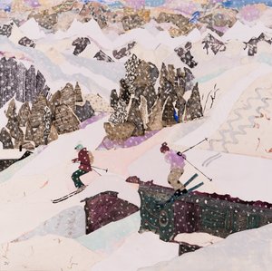 Ski-ing to Lunch by Dione Verulam