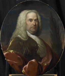 Portrait of Hugo du Bois, Director of the Rotterdam Chamber of the Dutch East India Company, Elected 1734 by Dionys van Nijmegen
