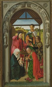 The Adoration of the Magi (detail) by Dirck Bouts