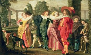 A Promenade in the Garden, c.1623