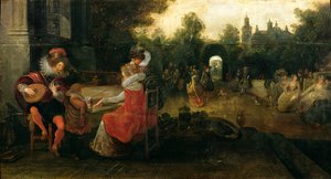 Queen Elizabeth I and the Earl of Leicester at Kenilworth