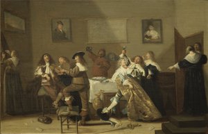 Tavern Scene by Dirck Hals