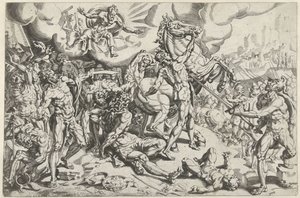 Conversion of Paul by Dirck Volckertsz. Coornhert (attributed to)