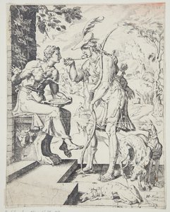 Esau Selling His Birthright to Jacob for a Pottage of Lentils