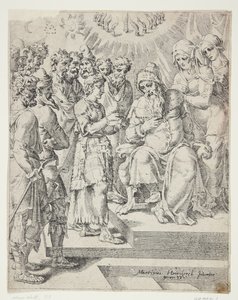 Joseph Telling His Dreams to His Father by Dirck Volckertsz. Coornhert
