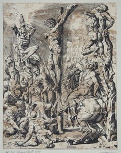 The Death of Christ on the Cross by Dirck Volckertsz. Coornhert