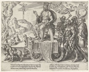 Triumph of Christ by Dirck Volckertsz. Coornhert