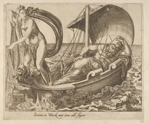 Fortune Does Not Watch over All Sleepers from Six Sayings about Fortune by Dirck Volkertsen Coornhert