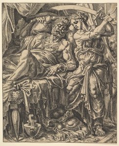 Judith Slaying Holofernes, from The Story of Judith and Holofernes