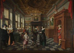 A Decorative Sequence: An Interior by Dirck van Delen