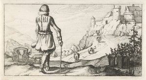 Man in Doublet in a Mountain Landscape