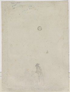 Sketch of Peasants at a Fountain (verso)