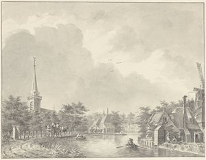 The village of Harmelen on the Leidse Vaart outside Utrecht