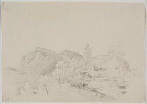 View Towards Civitella by Ditlev Blunck