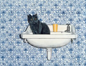 My Bathroom Cat