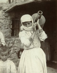 Armenian country girl, Yerevan by Dmitri Ivanovich Yermakov