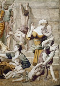 Story of St. Cecilia: Alms of St. Cecilia (Detail) by Domenichino