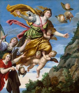 Mary Magdalene Taken up to Heaven, c. 1620 by Domenichino