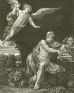 St Jerome with the Angel by Domenichino