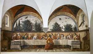 The Last Supper by Domenico Ghirlandaio