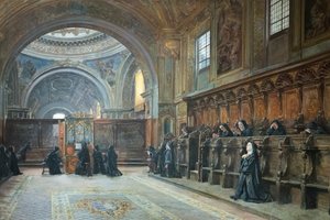 The Choir of the Church of Saint Mary Donnaregina Nuova