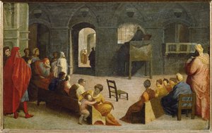 A Sermon of Saint Bernard of Siena by Domenico Beccafumi