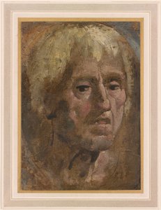 Head of an Old Man with Open Mouth by Domenico Beccafumi