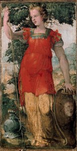 Female Character, Perhaps Minerva by Domenico Beccafumi