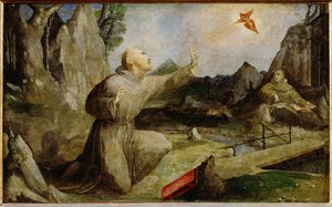 Saint Francis of Assisi Receives the Stigmata by Domenico Beccafumi
